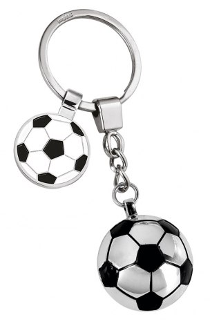 KEYCHAIN SOCCER d=28 mm - WITH COIN