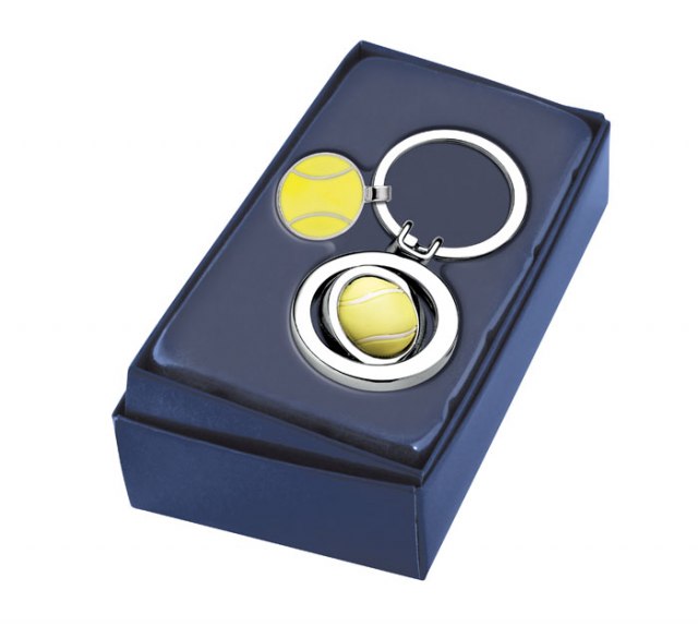 KEYCHAIN - TENNIS-WITH COIN