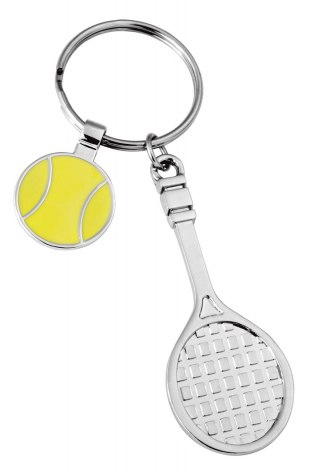 KEY CHAIN TENNIS RACKET- WITH TOKEN