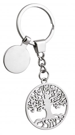 KEY CHAIN LIFE TREE WITH COIN